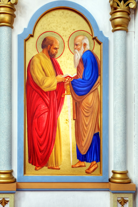 Apostles Peter and Paul by Vadim Dobrolidge (1959) - Andrew
