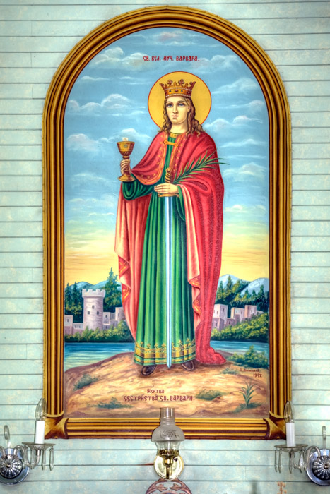 St. Barbara by Peter Lipinski (1947) - Borschiw