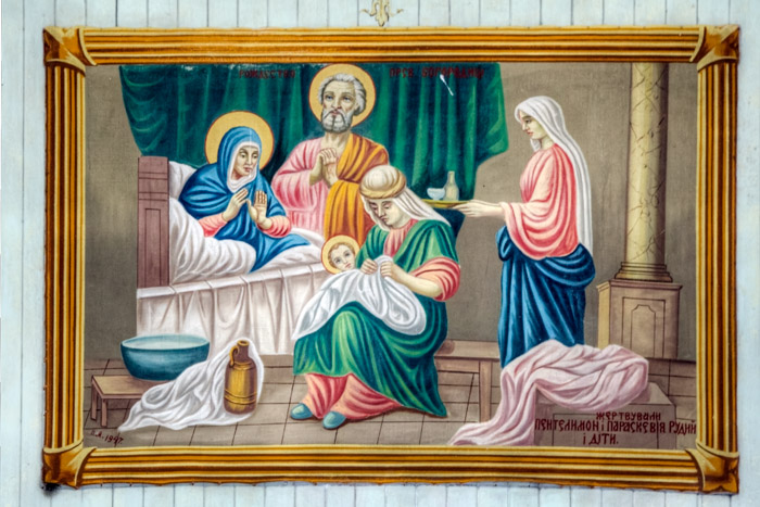 Birth of Blessed Virgin Mary by Peter Lipinski (1947) - Borschiw