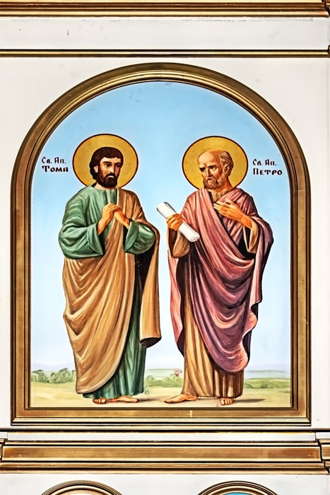 Apostles Thomas and Peter by Vadim Dobrolige (1965) - Kaleland