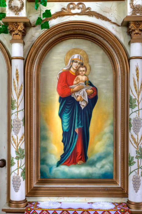 Mother Mary with Baby Jesus by Peter Lipinski (1919) - South Holden