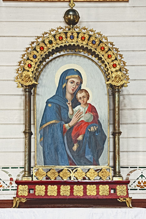 Blessed Virgin Mary and Child - Painted by Peter Lipinski (Spas Moskalyk) - 1939
