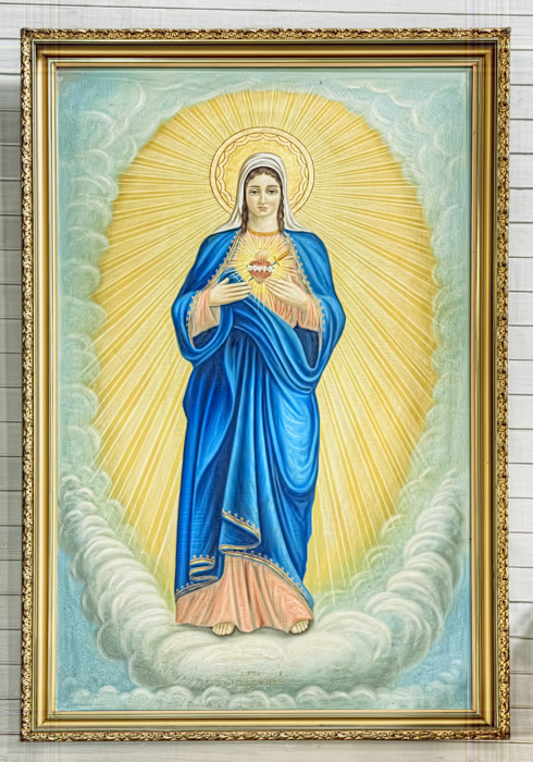 Blessed Virgin Mary  - Painted by Peter Lipinski (Spas Moskalyk) - 1939