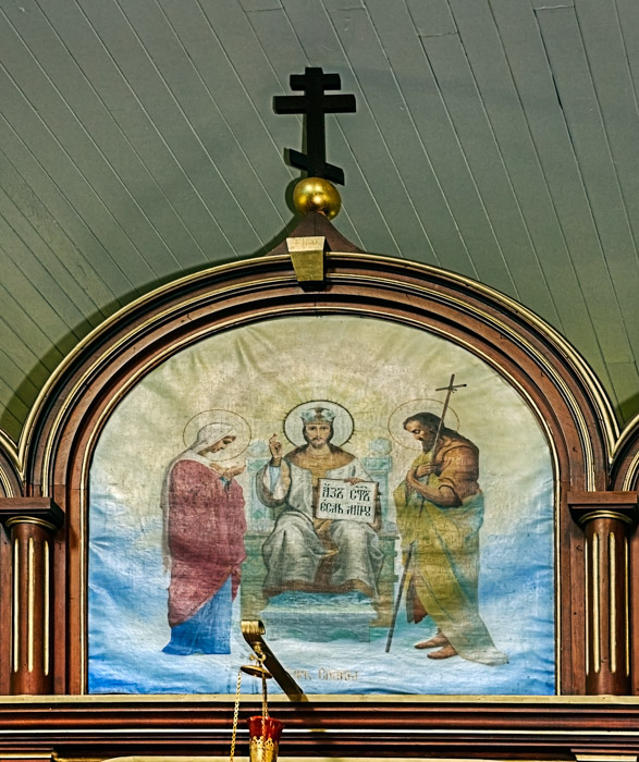 Deisis (Jesus Christ flanked by the Virgin Mary and St. John the Baptist) by Peter Lipinski - Star-Edna